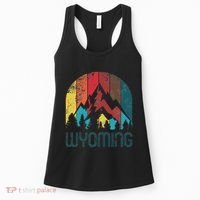 Retro Wyoming Women's Tank Top thumb 0
