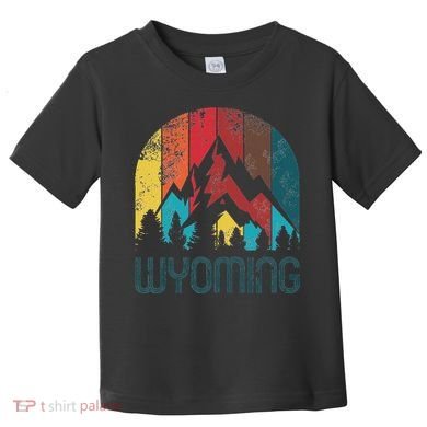 Retro Wyoming Toddler T-Shirt
