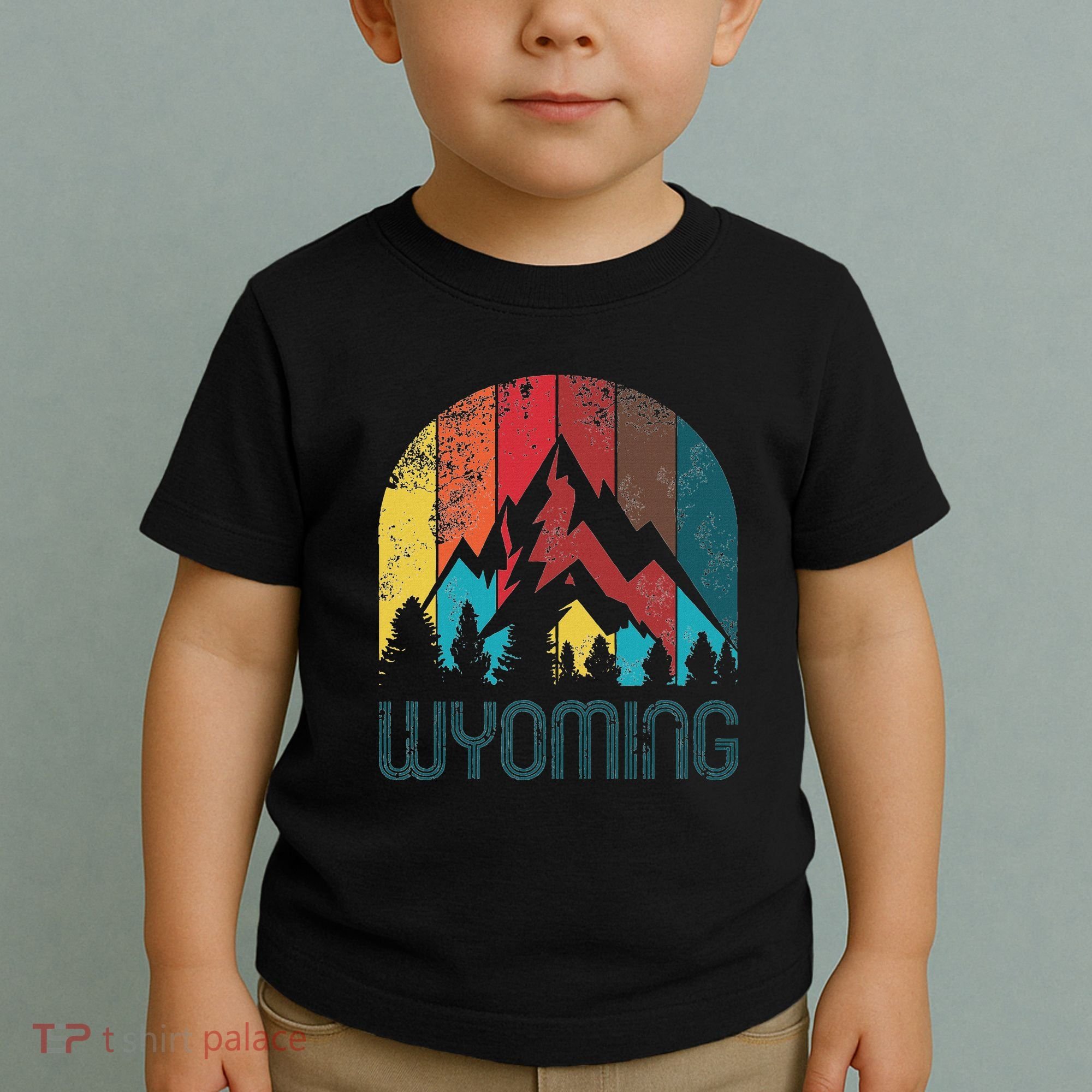 Retro Wyoming Toddler T-Shirt