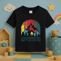 Retro Wyoming Toddler T-Shirt thumb 3