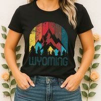Retro Wyoming Women's T-Shirt thumb 2
