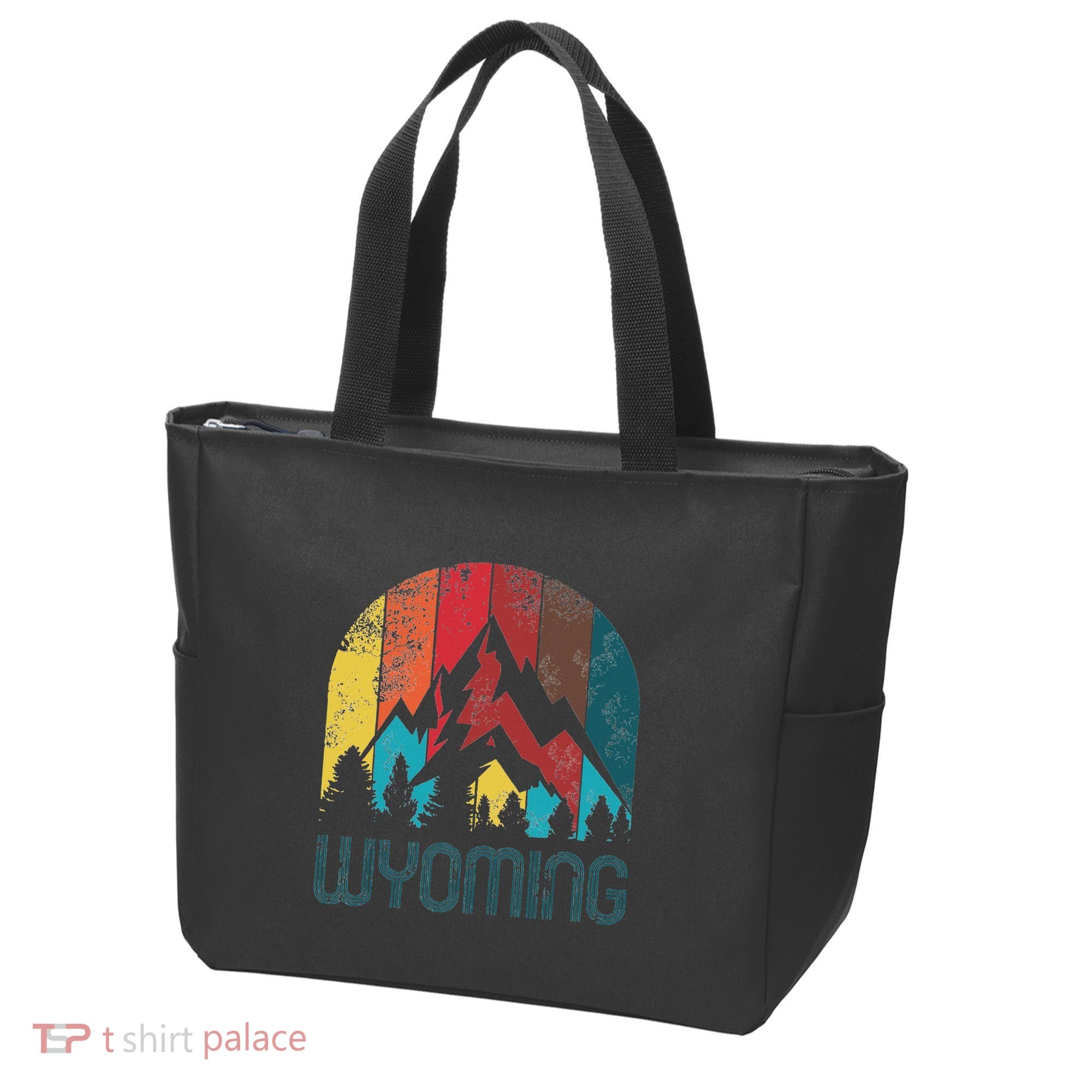 Retro Wyoming Tote Bag