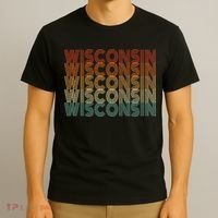 Retro Wisconsin T-Shirt thumb 3