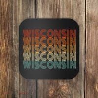 Retro Wisconsin Coaster thumb 0