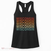 Retro Wisconsin Women's Tank Top thumb 0