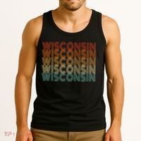 Retro Wisconsin Tank Top thumb 3