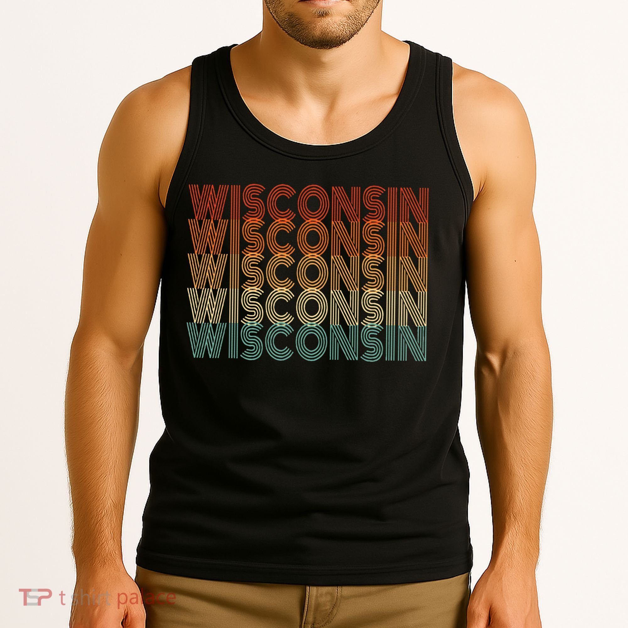 Retro Wisconsin Tank Top