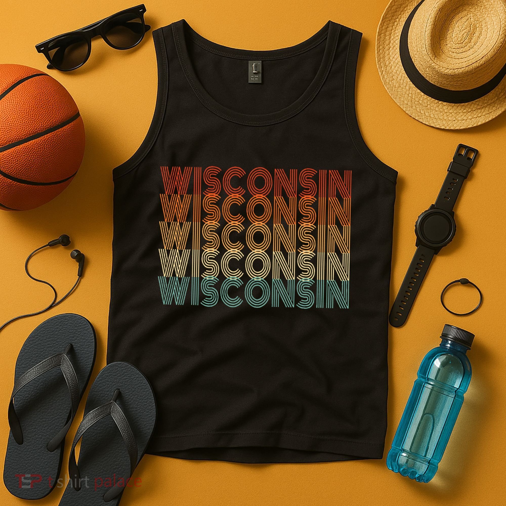 Retro Wisconsin Tank Top