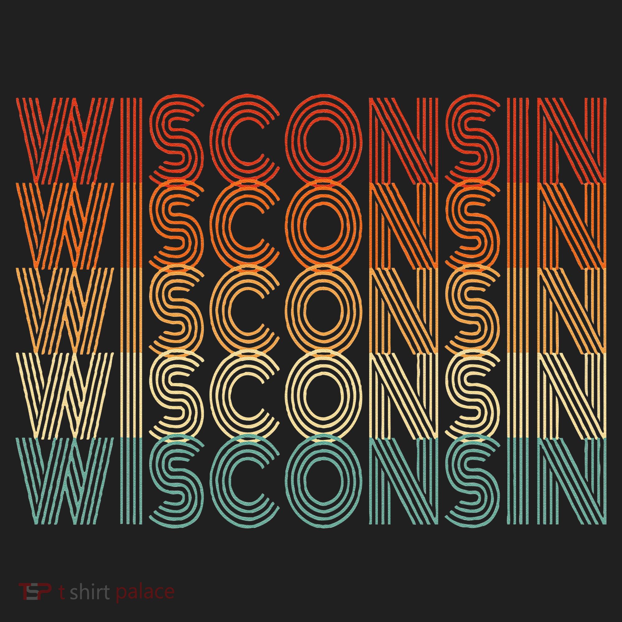 Retro Wisconsin Golf Towel