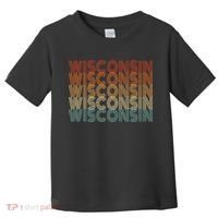 Retro Wisconsin Toddler T-Shirt thumb 0