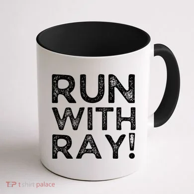 Run With Ray Coffee Mug back