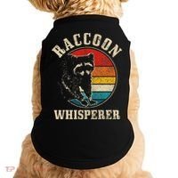 Raccoon Whisperer Retro Raccoon S.T.R.E.Et Cat Doggie Tank thumb 0