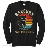 Raccoon Whisperer Retro Raccoon S.T.R.E.Et Cat Sweatshirt thumb 0