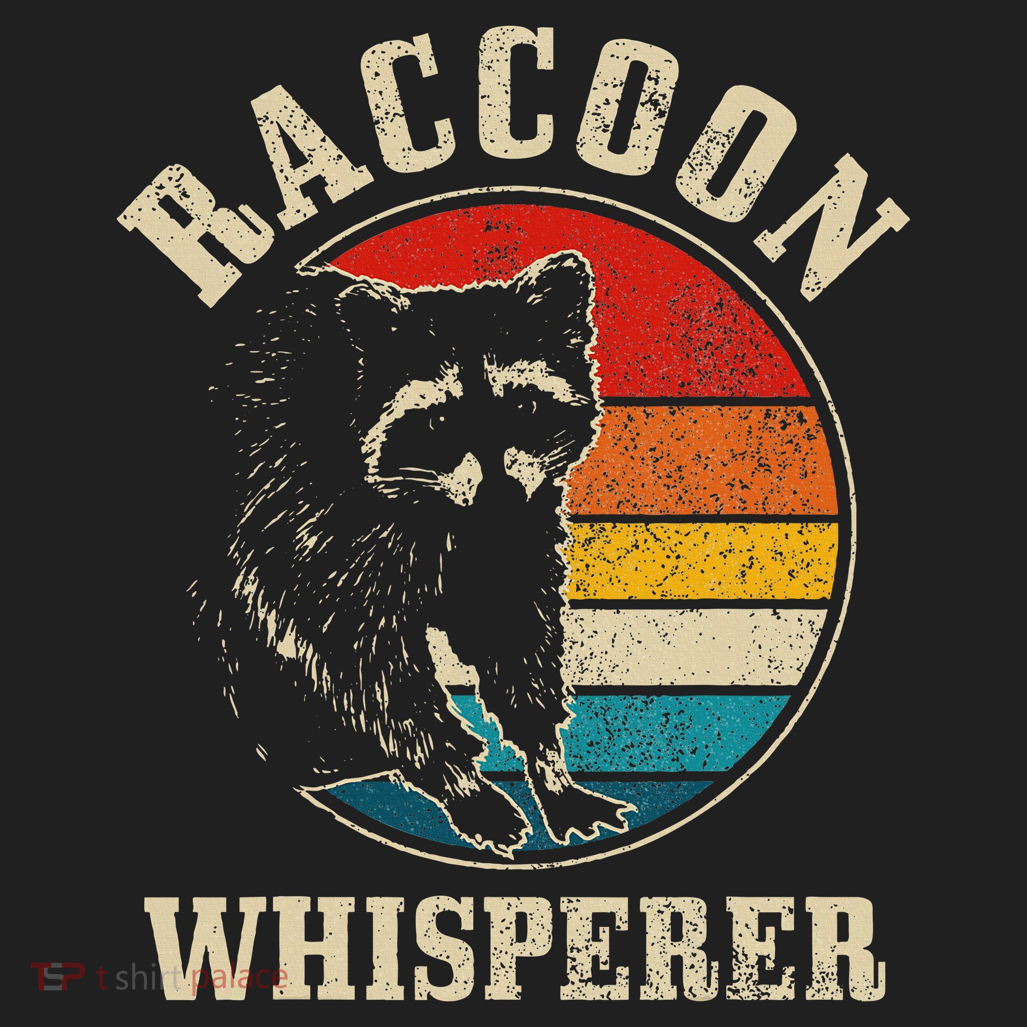 Raccoon Whisperer Retro Raccoon S.T.R.E.Et Cat Beanie