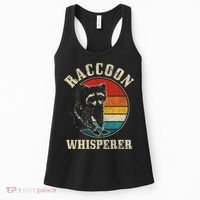 Raccoon Whisperer Retro Raccoon S.T.R.E.Et Cat Women's Tank Top thumb 0