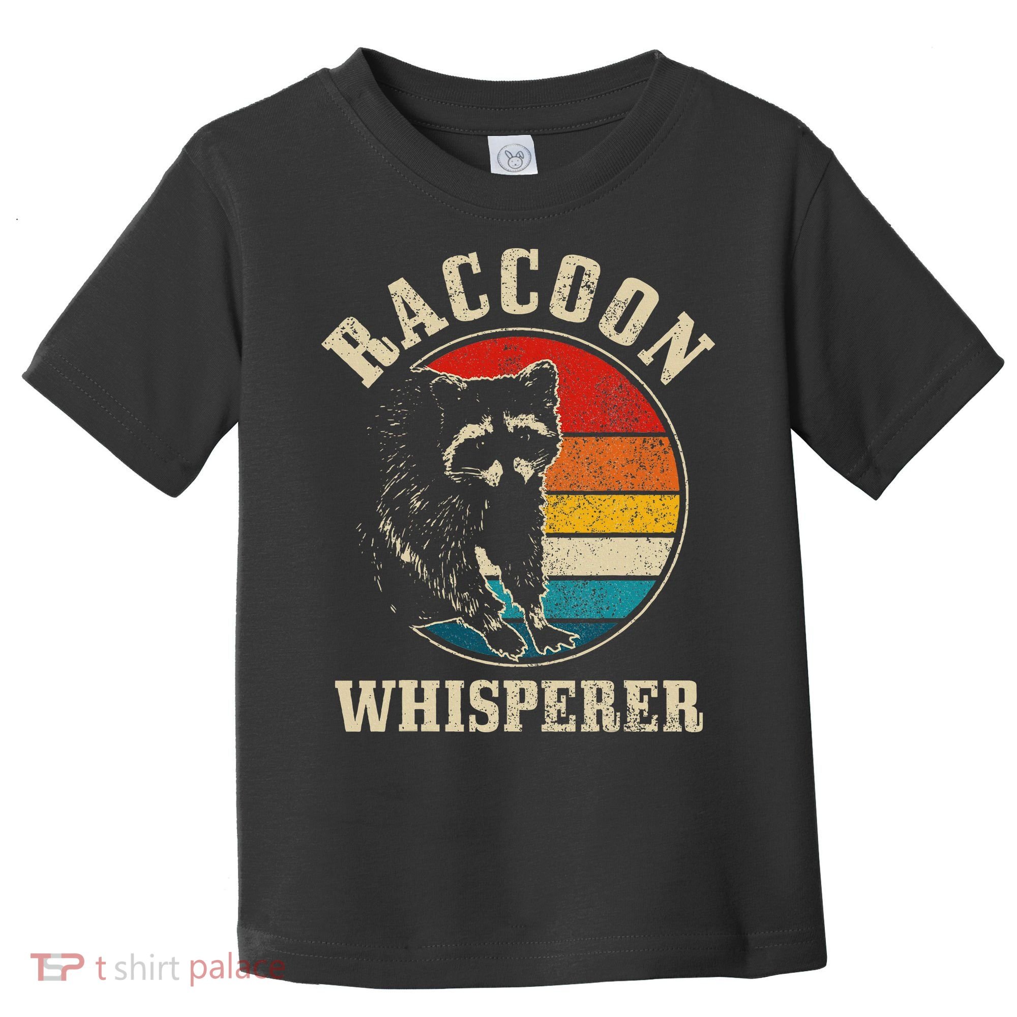 Raccoon Whisperer Retro Raccoon S.T.R.E.Et Cat Toddler T-Shirt