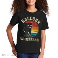 Raccoon Whisperer Retro Raccoon S.T.R.E.Et Cat Kids T-Shirt thumb 2