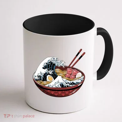 Ramen Waves Coffee Mug back