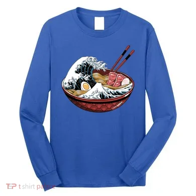 Ramen Waves Long Sleeve Shirt