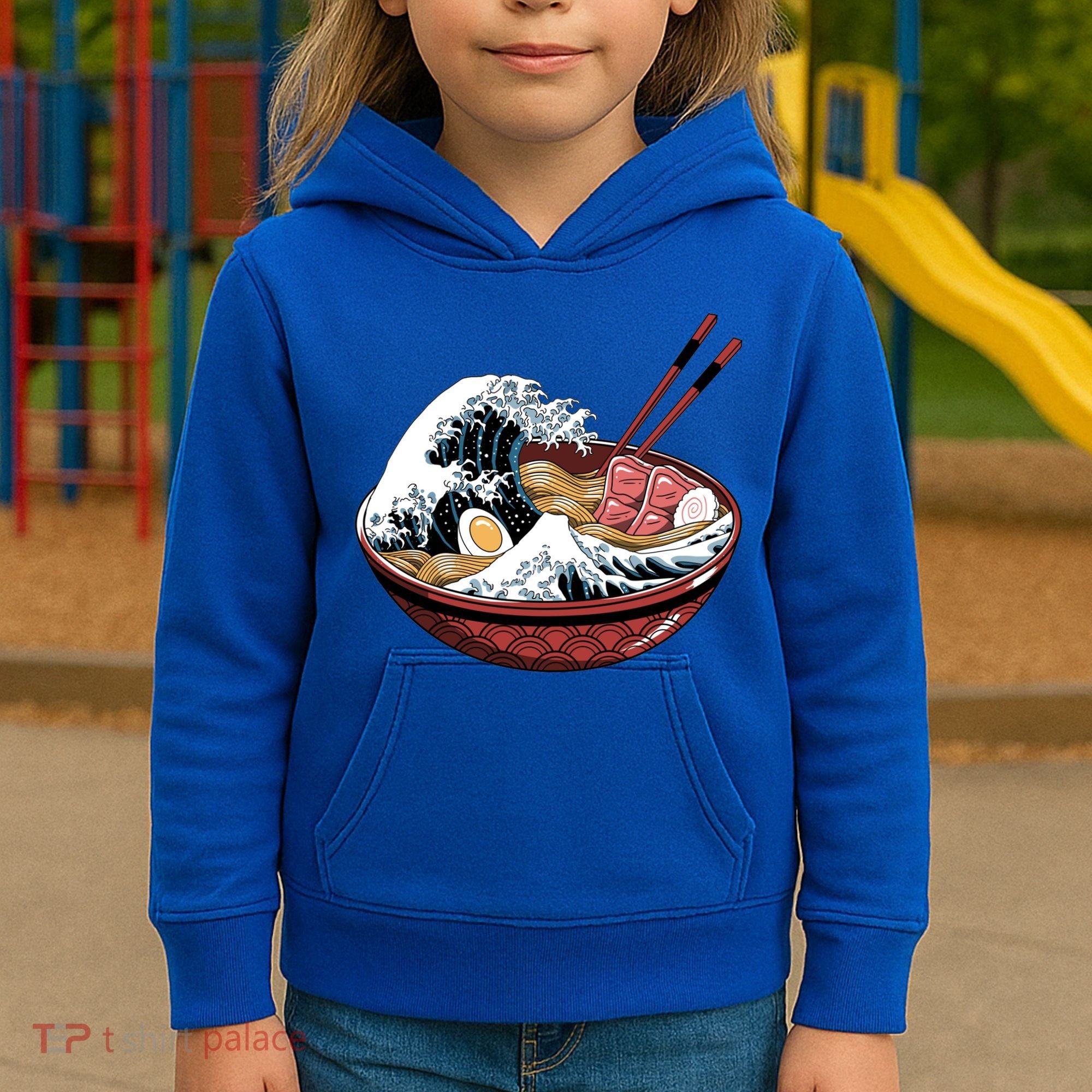 Ramen Waves Kids Hoodie