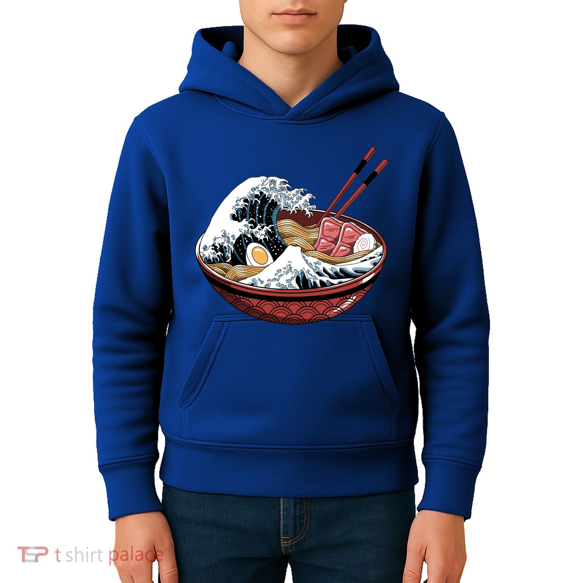 Ramen Waves Kids Hoodie