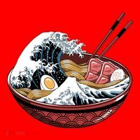 Ramen Waves Santa Hat thumb 1