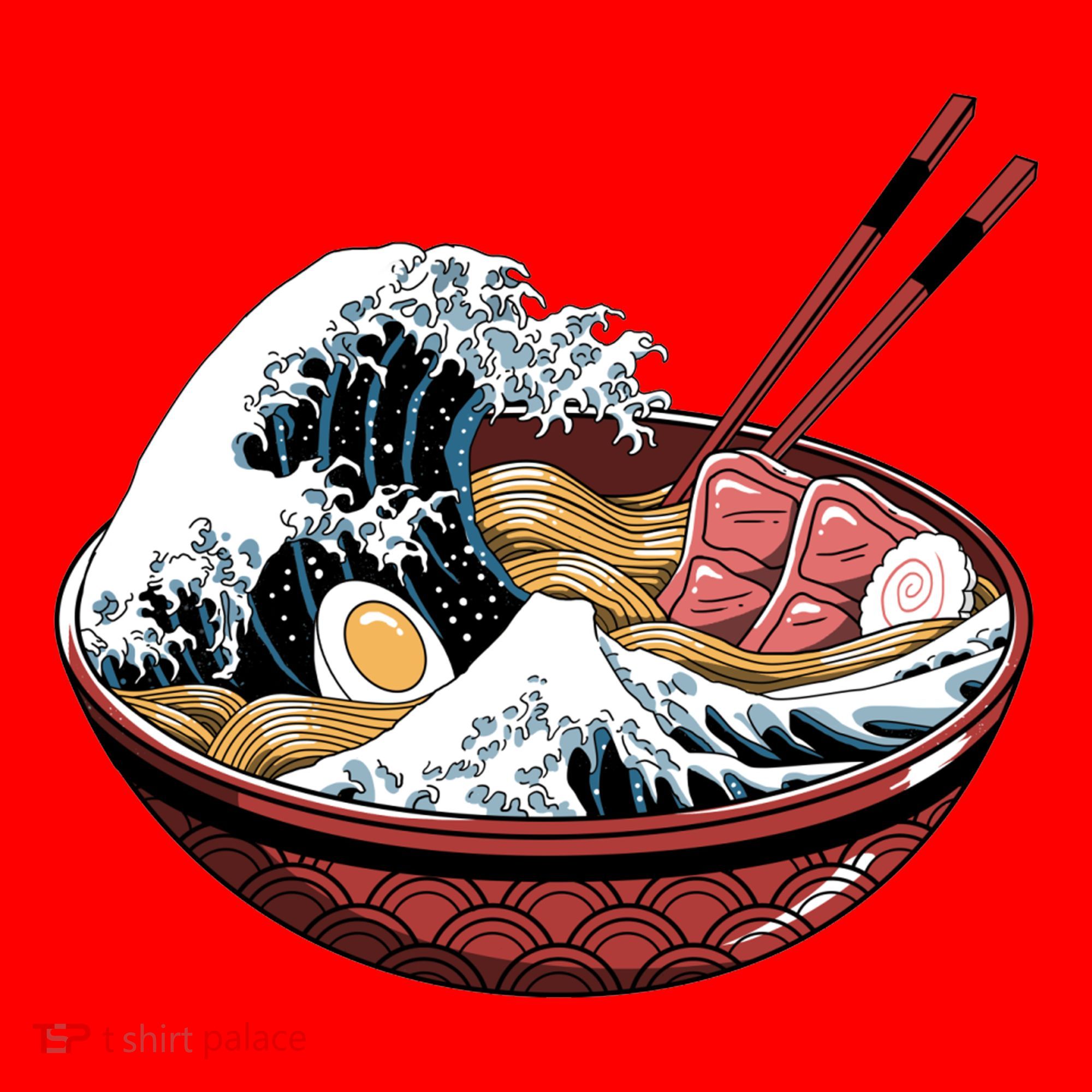 Ramen Waves Santa Hat