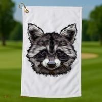 Raccoon Whisperer Raccoons Raccoon Lover Raccoon Golf Towel thumb 1