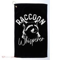 Raccoon Whisperer Racoon Golf Towel thumb 0