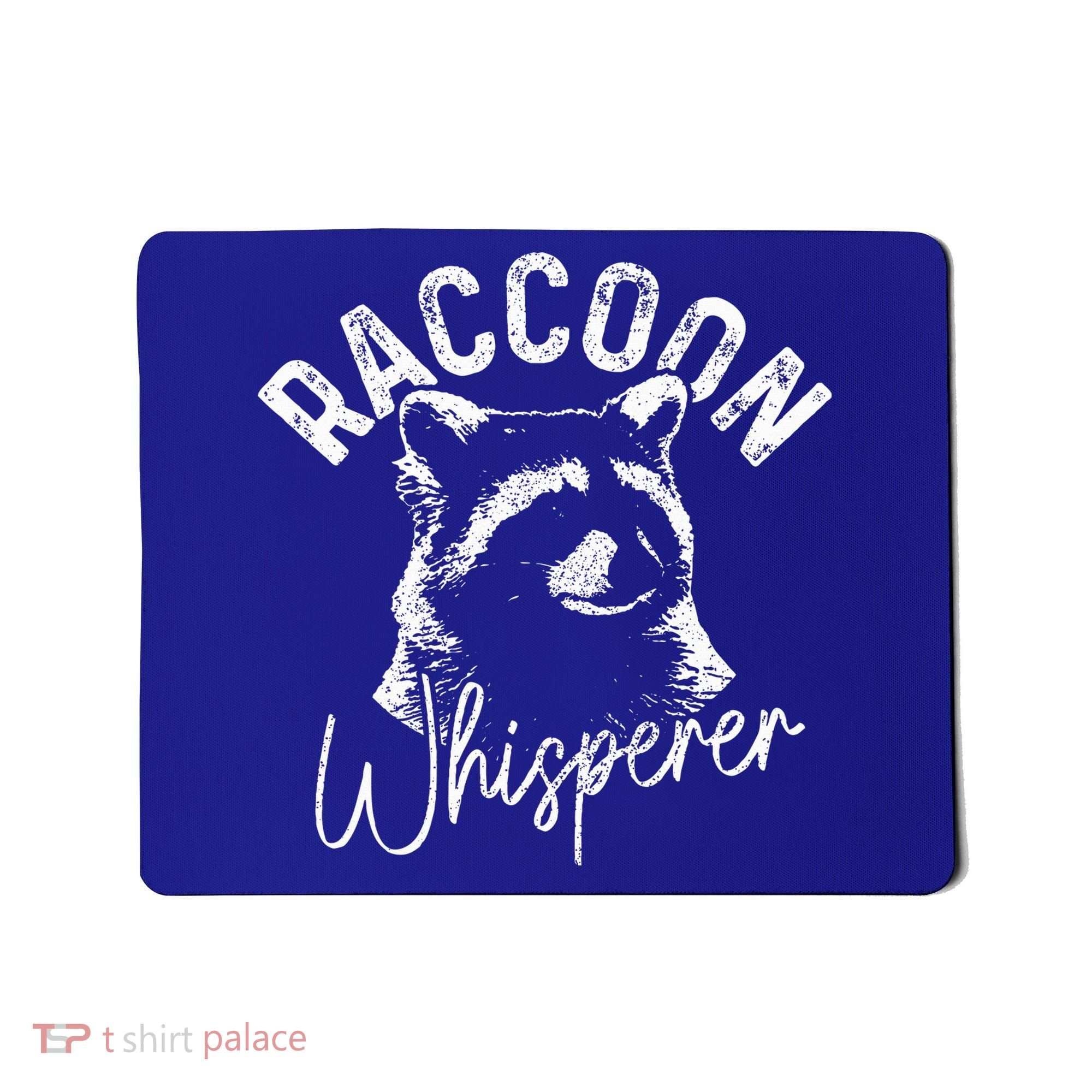 Raccoon Whisperer Racoon Mousepad