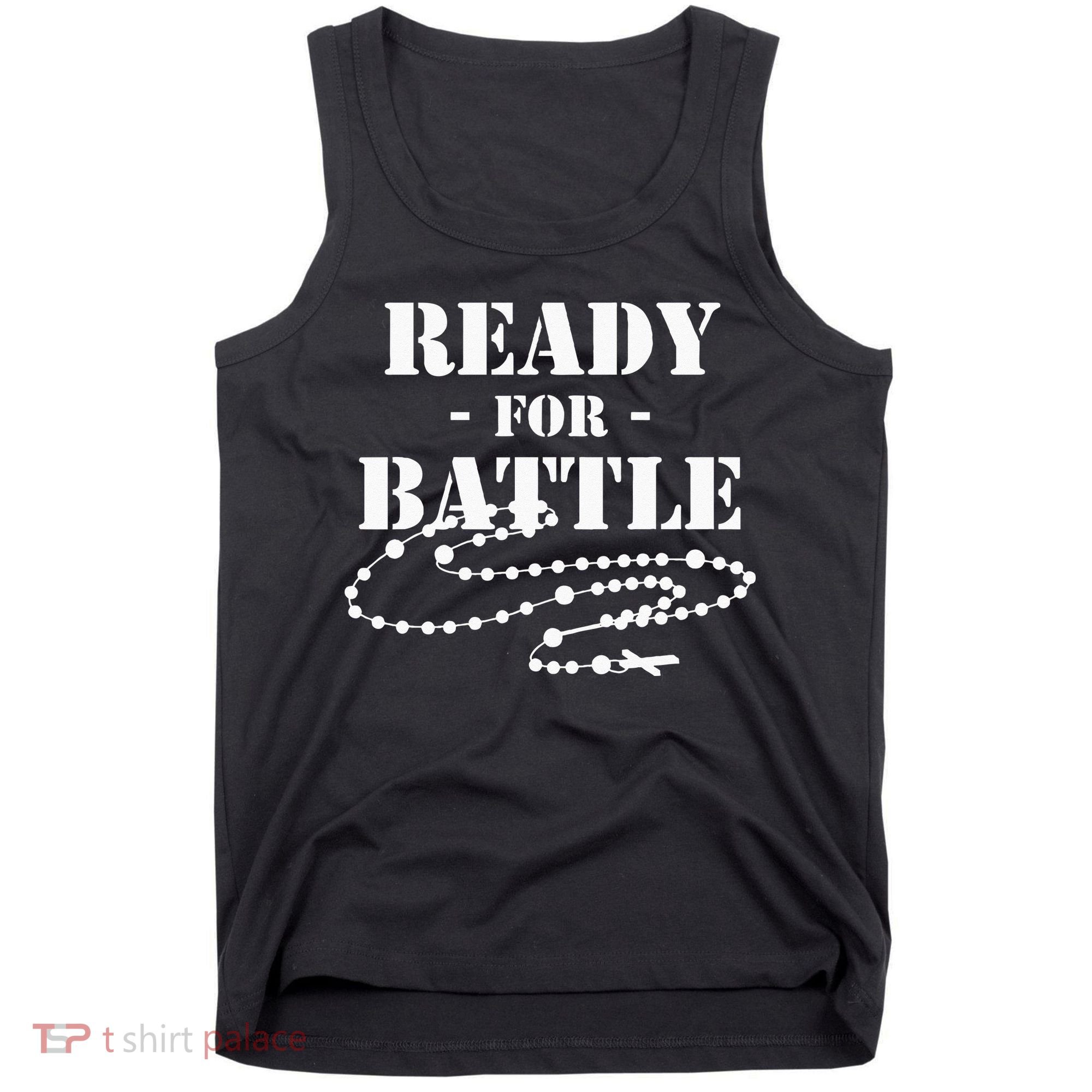 Rosary Warrior Ready For Battle Of Lepanto Rosaries Catholic Tank Top