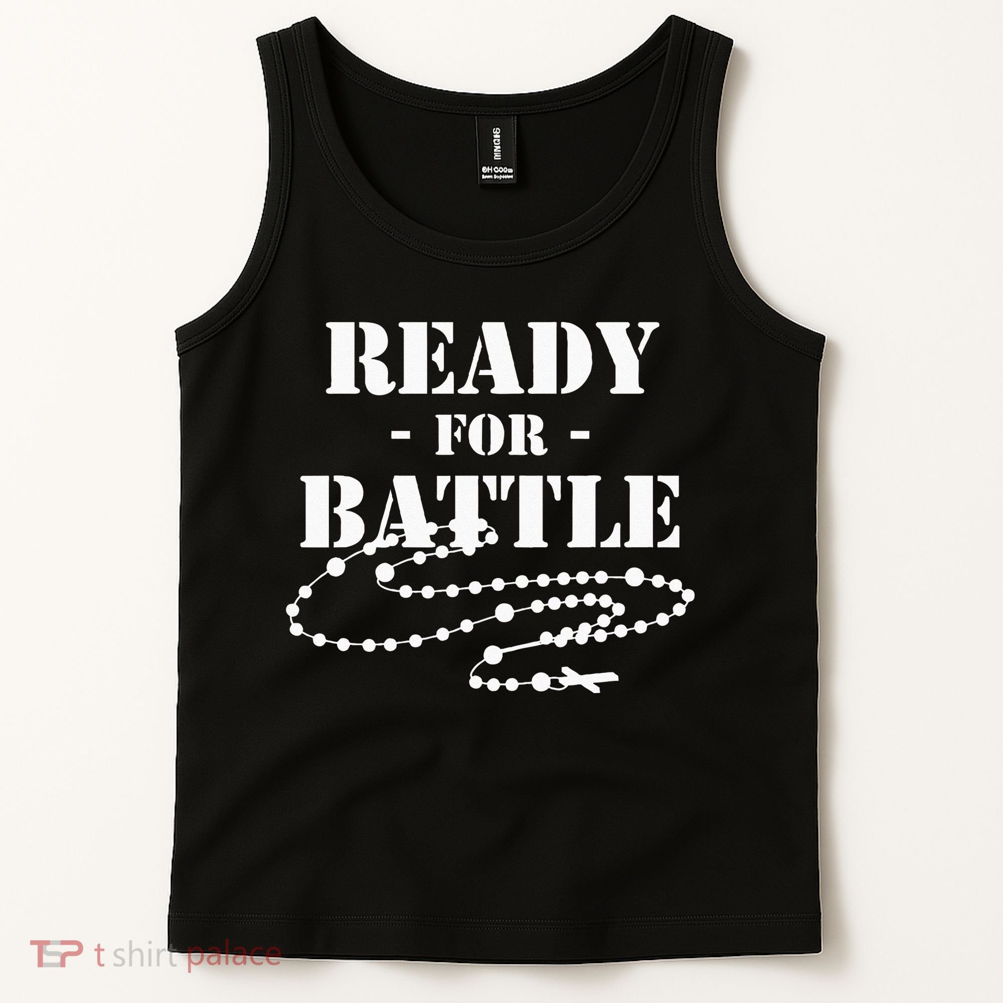 Rosary Warrior Ready For Battle Of Lepanto Rosaries Catholic Tank Top