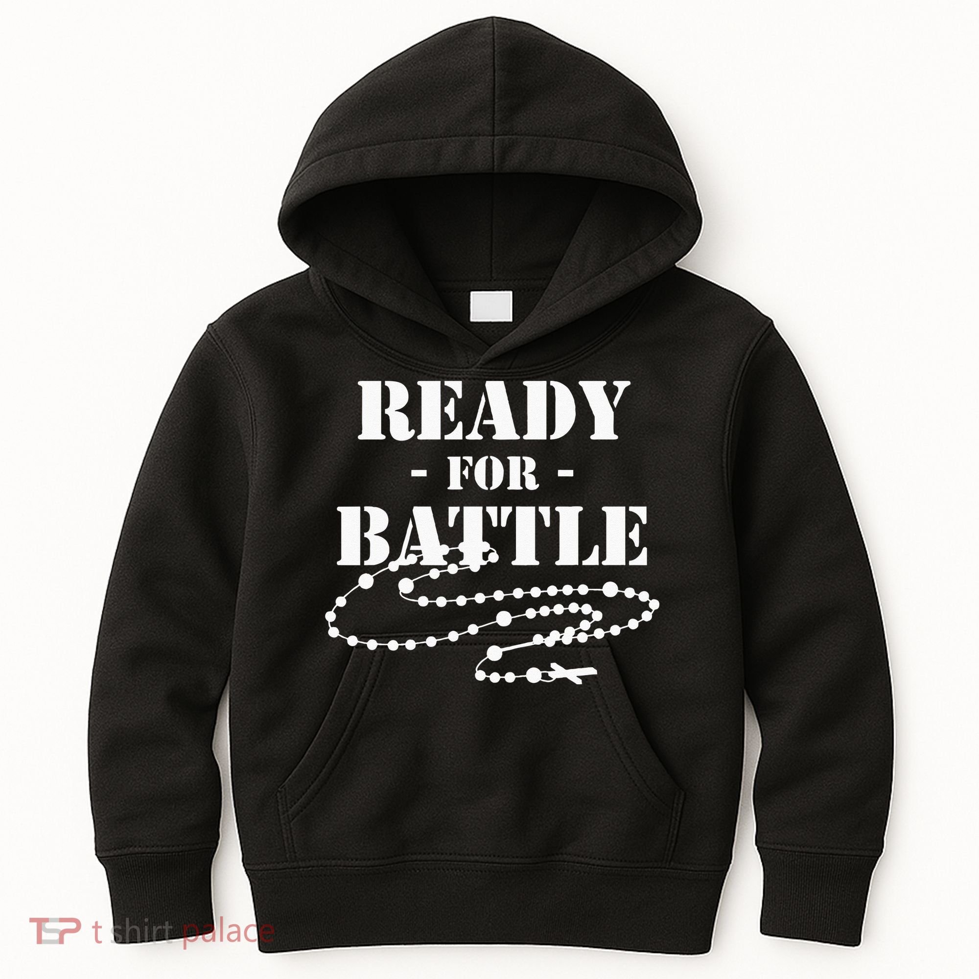 Rosary Warrior Ready For Battle Of Lepanto Rosaries Catholic Kids Hoodie