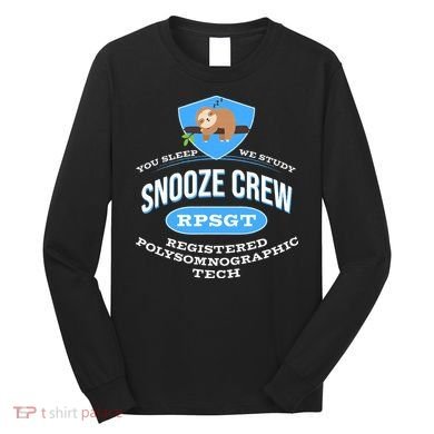 RPSGT Wee Sloth Snooze Crew Registered PolySomnoGraphic Tech Long Sleeve Shirt