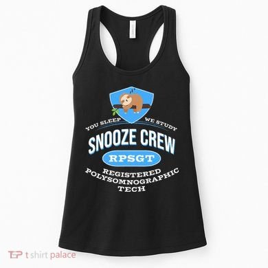 RPSGT Wee Sloth Snooze Crew Registered PolySomnoGraphic Tech Women's Tank Top