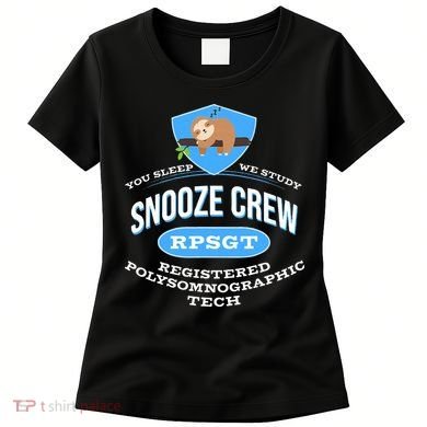RPSGT Wee Sloth Snooze Crew Registered PolySomnoGraphic Tech Women's T-Shirt