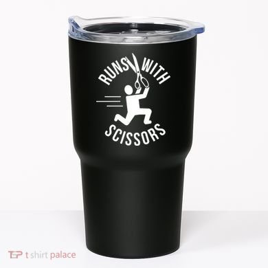 Runs With Scissors Tumbler