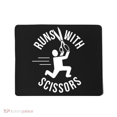 Runs With Scissors Mousepad