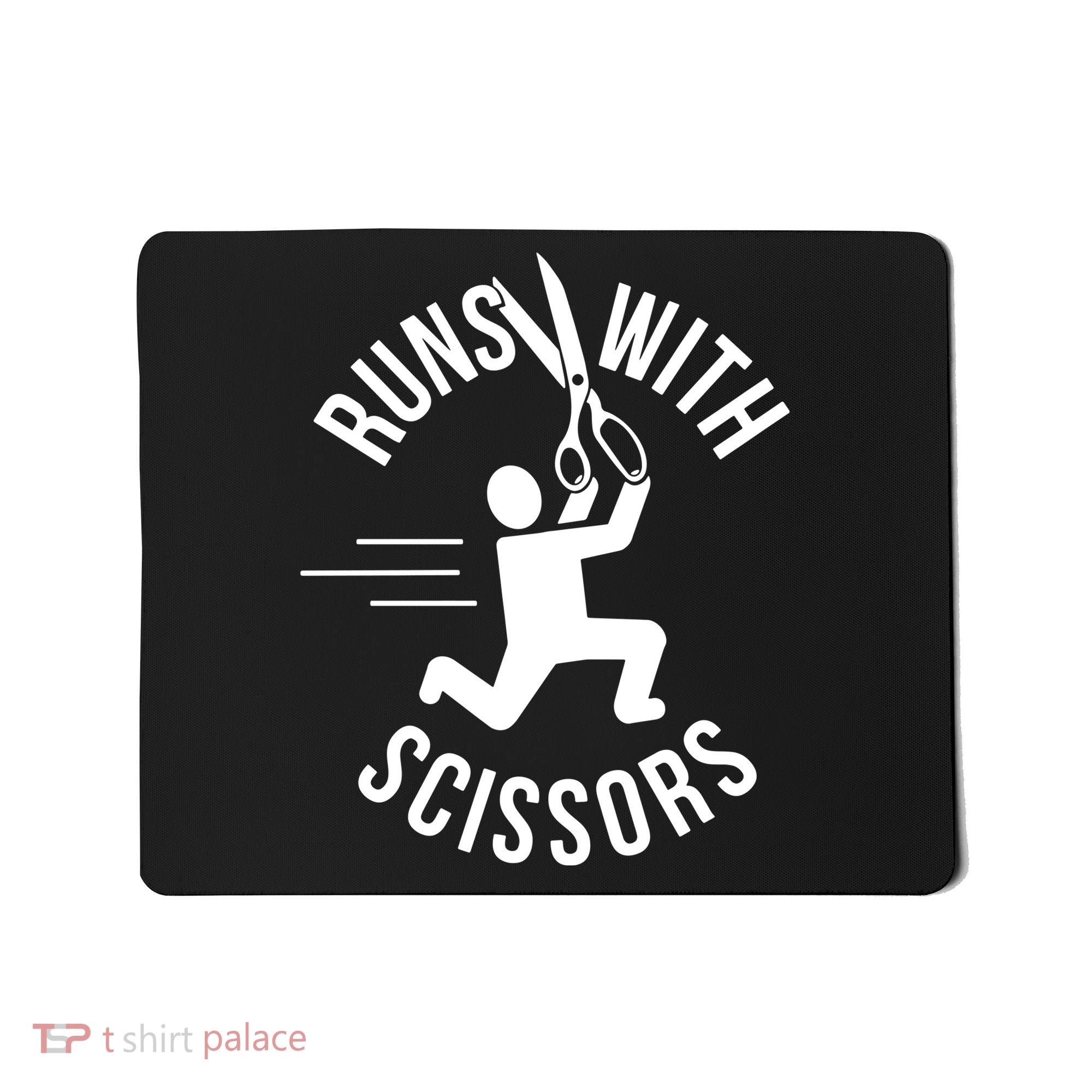 Runs With Scissors Mousepad
