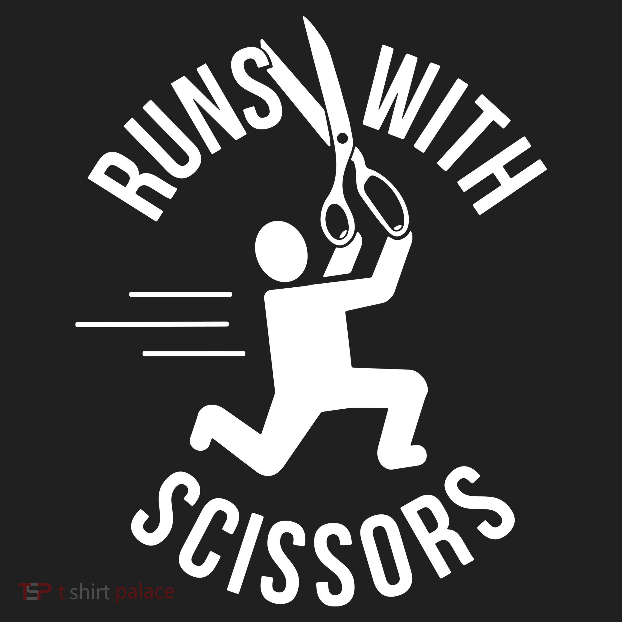 Runs With Scissors Golf Towel