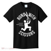 Runs With Scissors Kids T-Shirt thumb 0