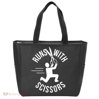 Runs With Scissors Tote Bag