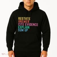 Races Writing Strategy Funny Text Evidence English Teacher Hoodie thumb 2