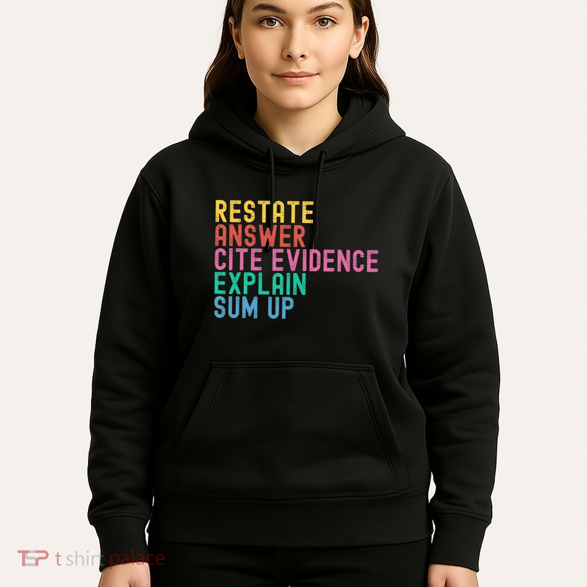 Races Writing Strategy Funny Text Evidence English Teacher Hoodie