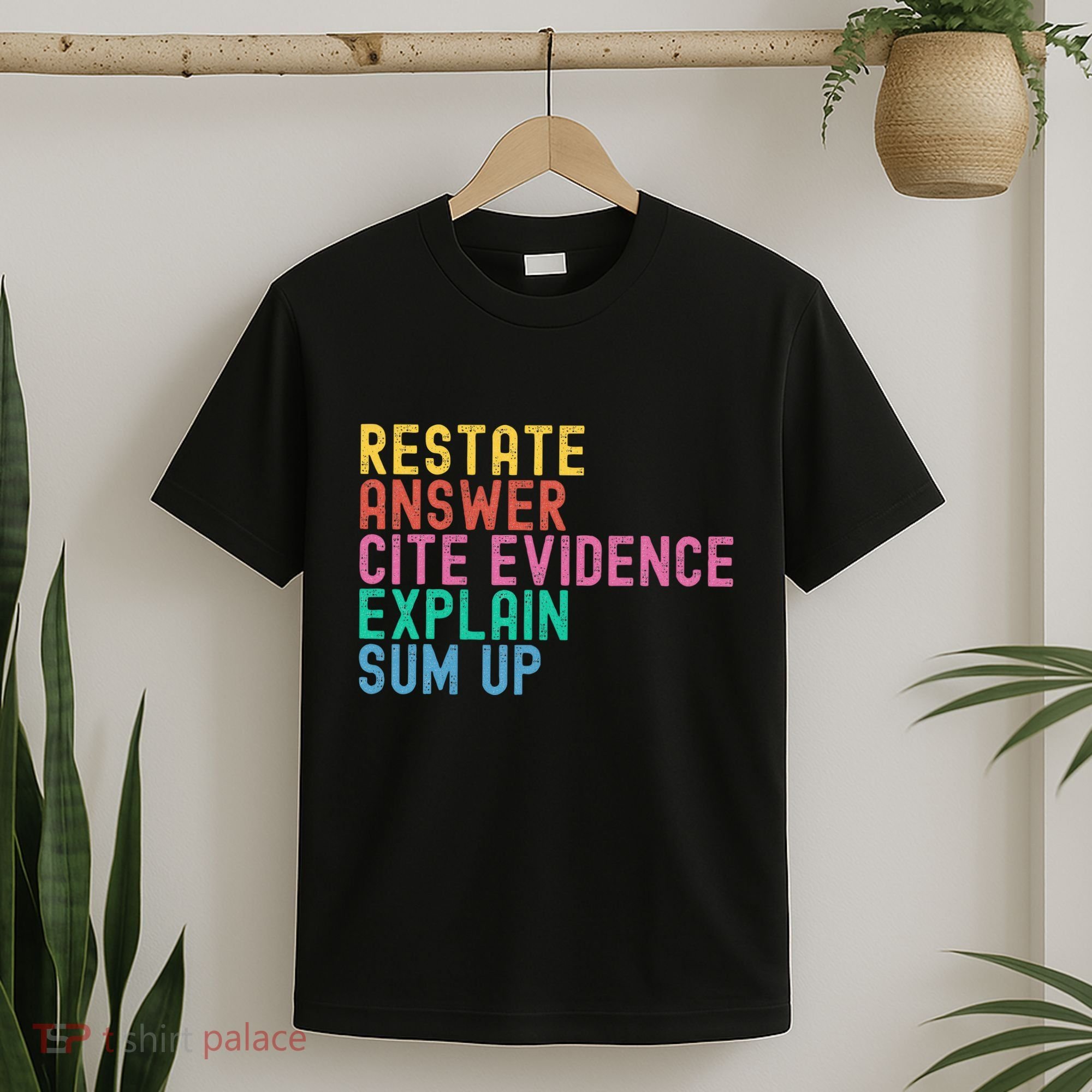 Races Writing Strategy Funny Text Evidence English Teacher T-Shirt