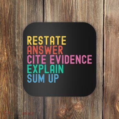 Races Writing Strategy Funny Text Evidence English Teacher Coaster