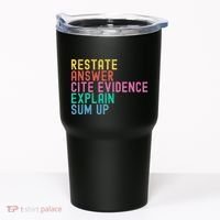 Races Writing Strategy Funny Text Evidence English Teacher Tumbler thumb 0