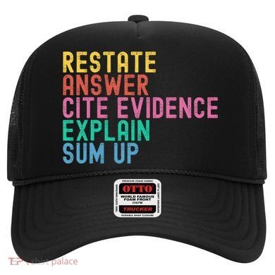 Races Writing Strategy Funny Text Evidence English Teacher Hat