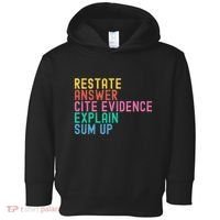 Races Writing Strategy Funny Text Evidence English Teacher Toddler Hoodie thumb 0