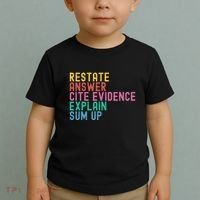 Races Writing Strategy Funny Text Evidence English Teacher Toddler T-Shirt thumb 2